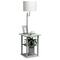 Simple Designs 57" 2 Tier Floor Lamp with USB & Outlet